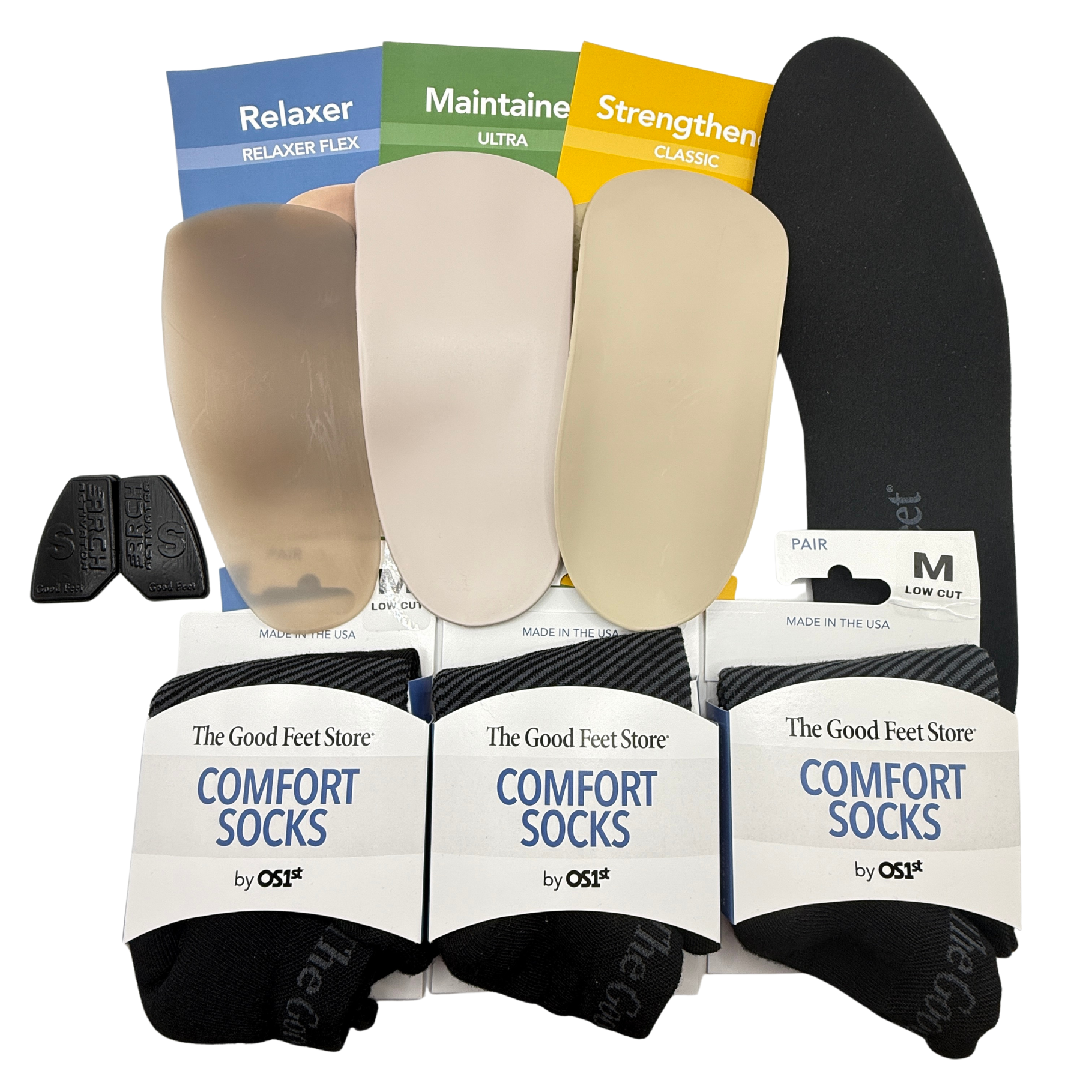 3-step foot support system for plantar fasciitis pain relief