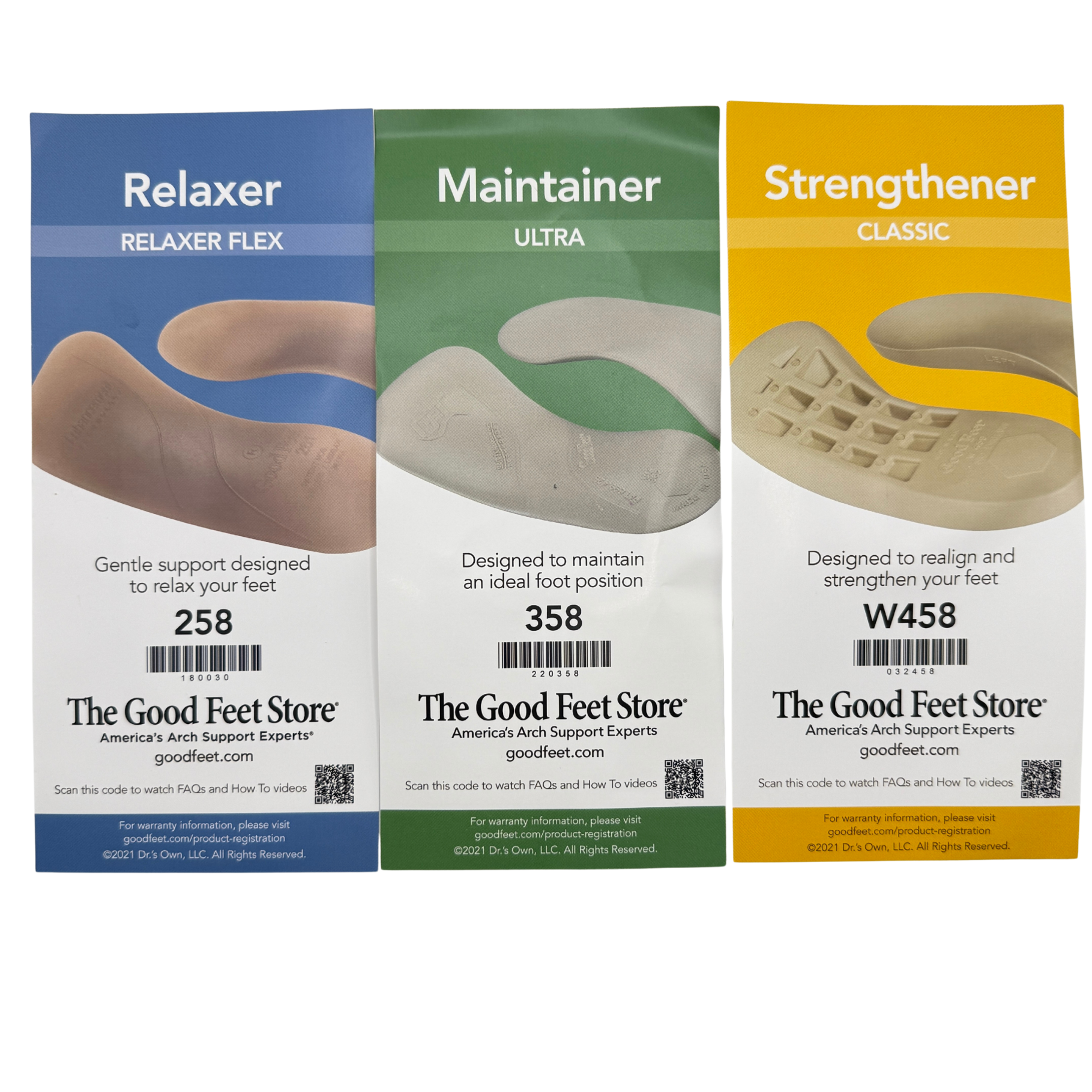 Plantar Fasciitis Relief System – 3-Step Support for Normal to Flat Arches