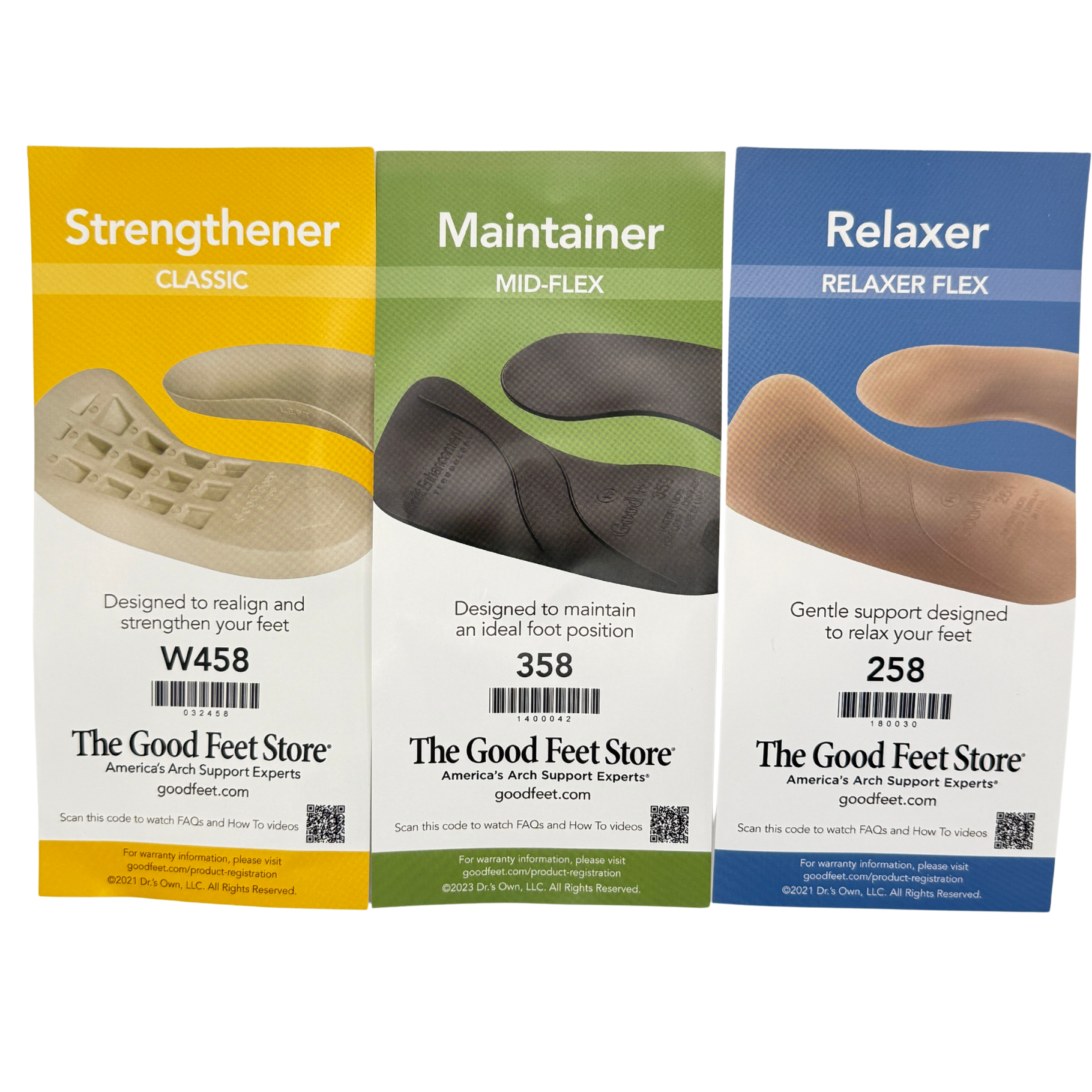 3-step Stability & Balance System for everyday foot support