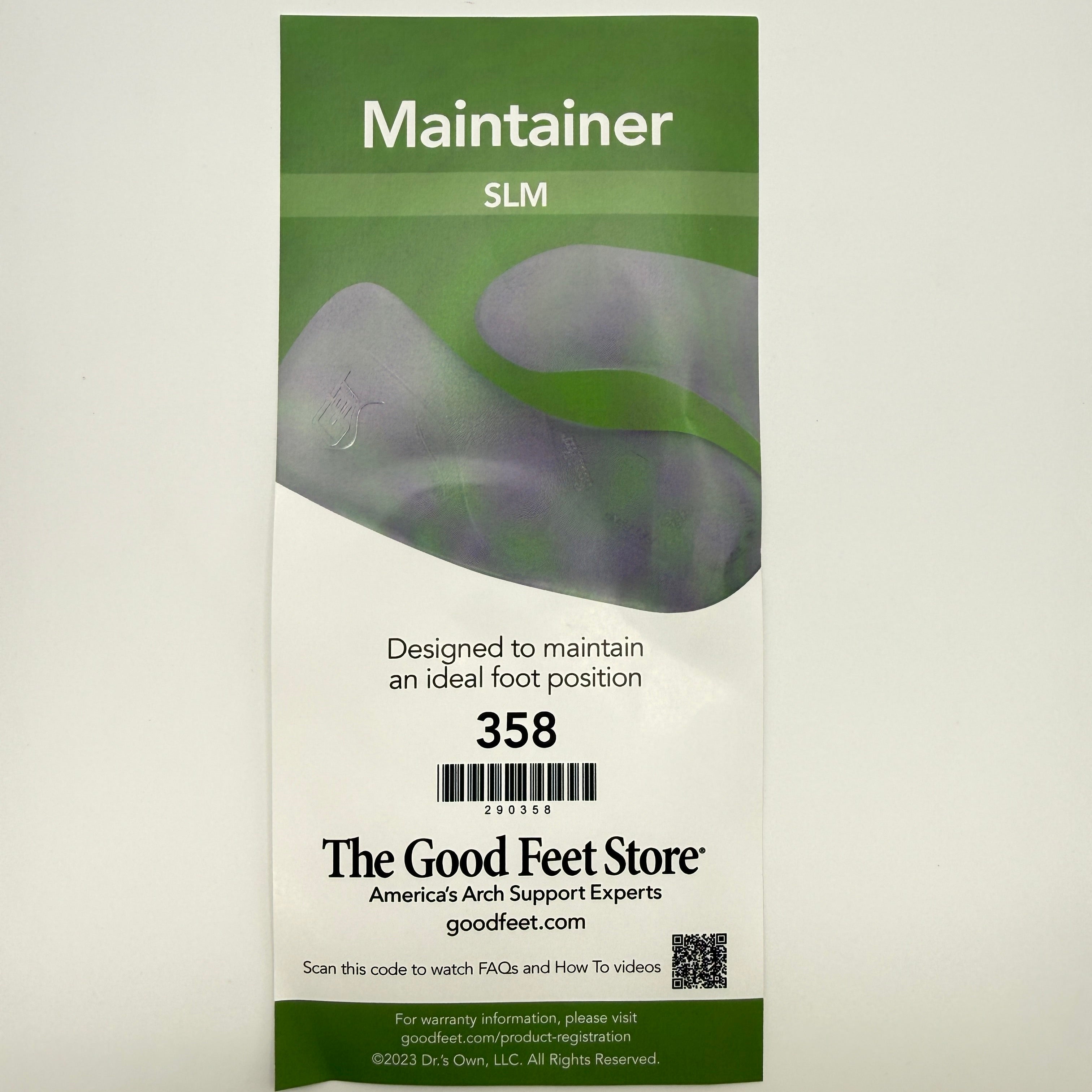 Slimline Maintainer (SLM) with GeT for sport and all-day activity.